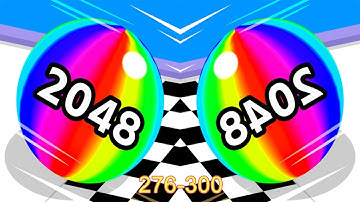 Ball Run 2048 Android iOS Gameplay (Level 276-300)
