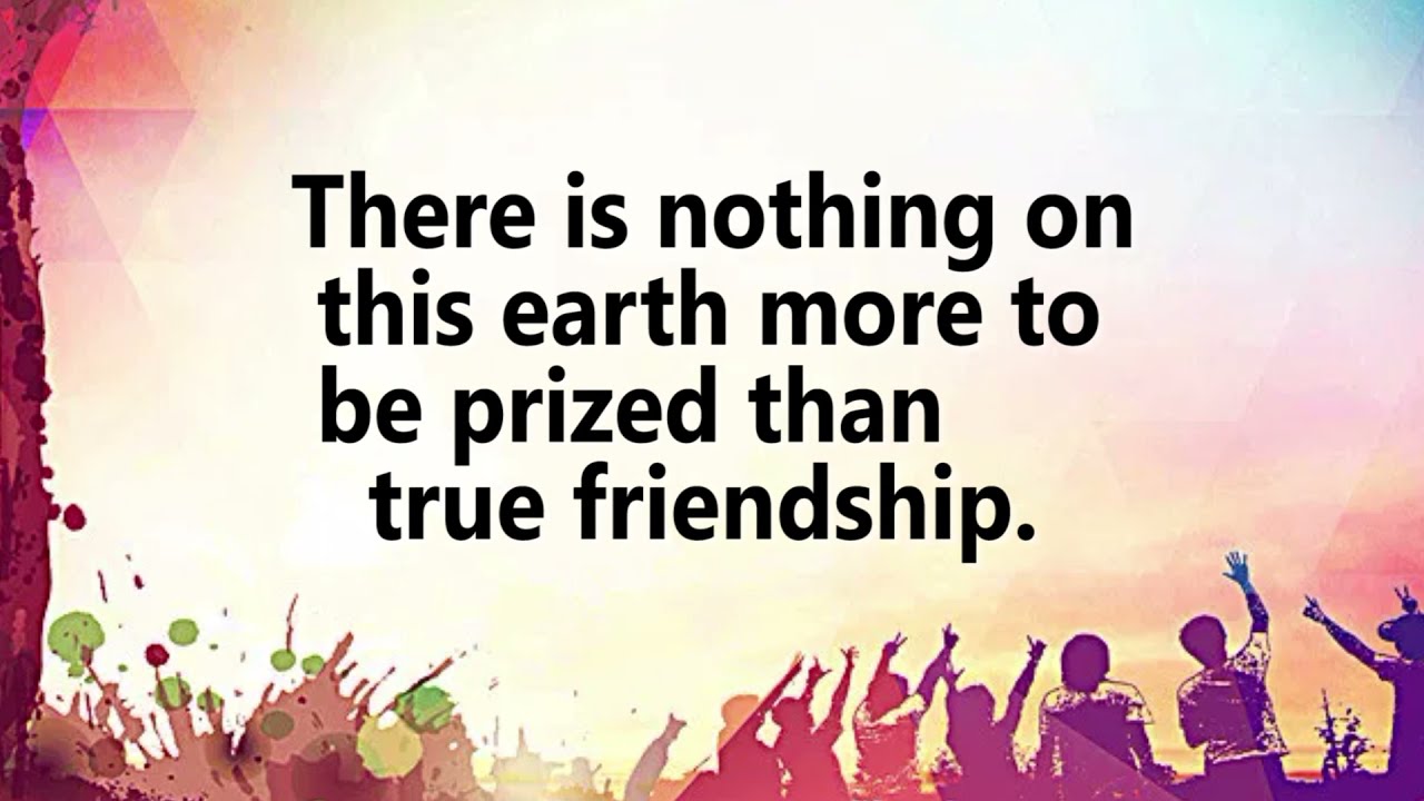 Best Quotes on friendship - YouTube