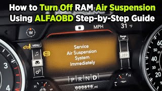Cara Menonaktifkan Suspensi Udara RAM Menggunakan ALFAOBD | Panduan Langkah demi Langkah screenshot 5