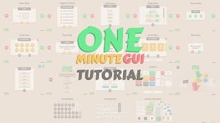 One Minute GUI - Tutorial - Unity3D - Asset Store