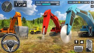 Heavy Excavator Rock Mining 3D - Stone Cutting Machines - Android Gameplay screenshot 2