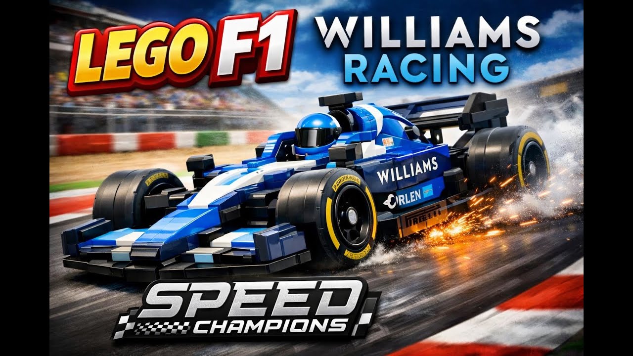 LEGO 77249 F1 SPEED CHAMPIONS WILLIAMS RACING F1 FULL SPEED BUILD