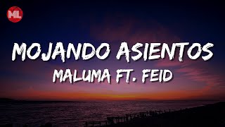 Maluma - Mojando Asientos ft. Feid (Letra / Lyrics)