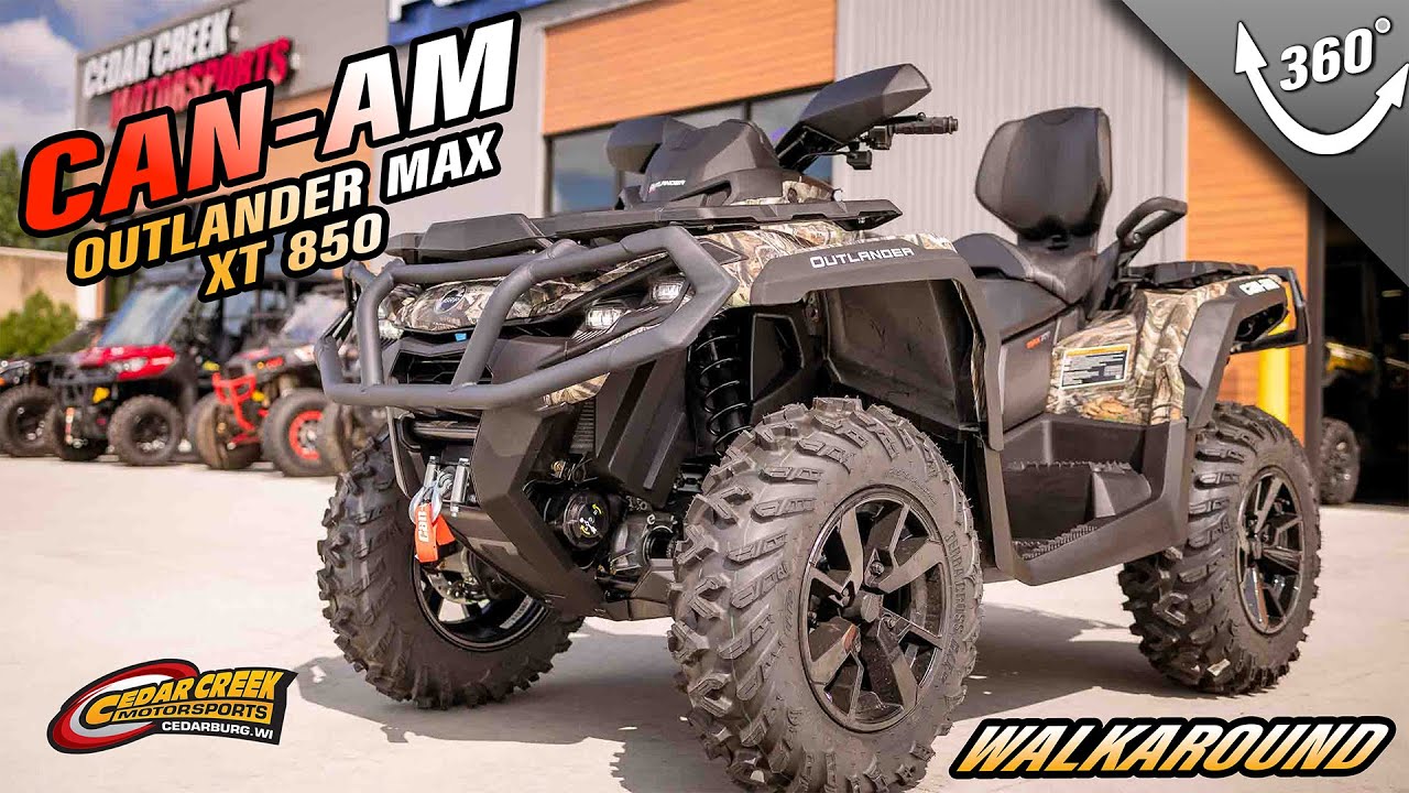 Walkaround | 2024 Can-Am® Outlander MAX XT 850 Wildland Camo - YouTube