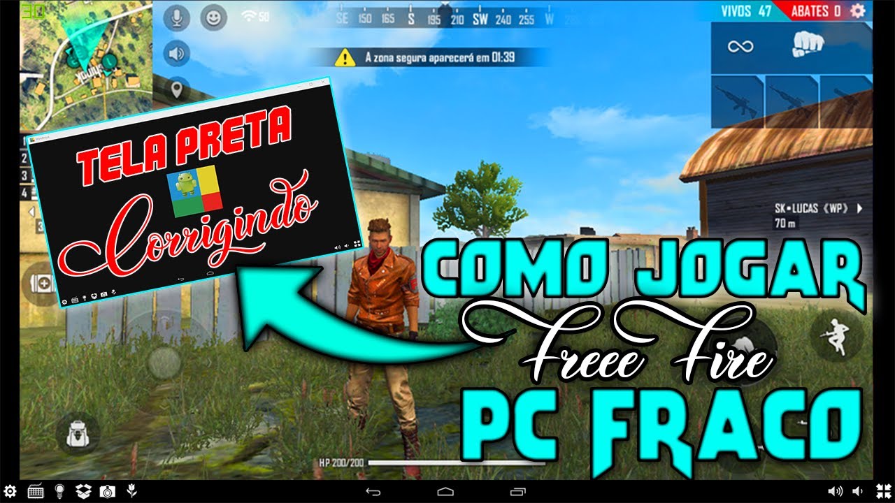 Jogos para PC Fraco on X: Free Fire (FF)  Jogos para PC Fraco Dependendo  do emulador pode rodar até em um PC com 1GB RAM, pra quem acha que não  presta