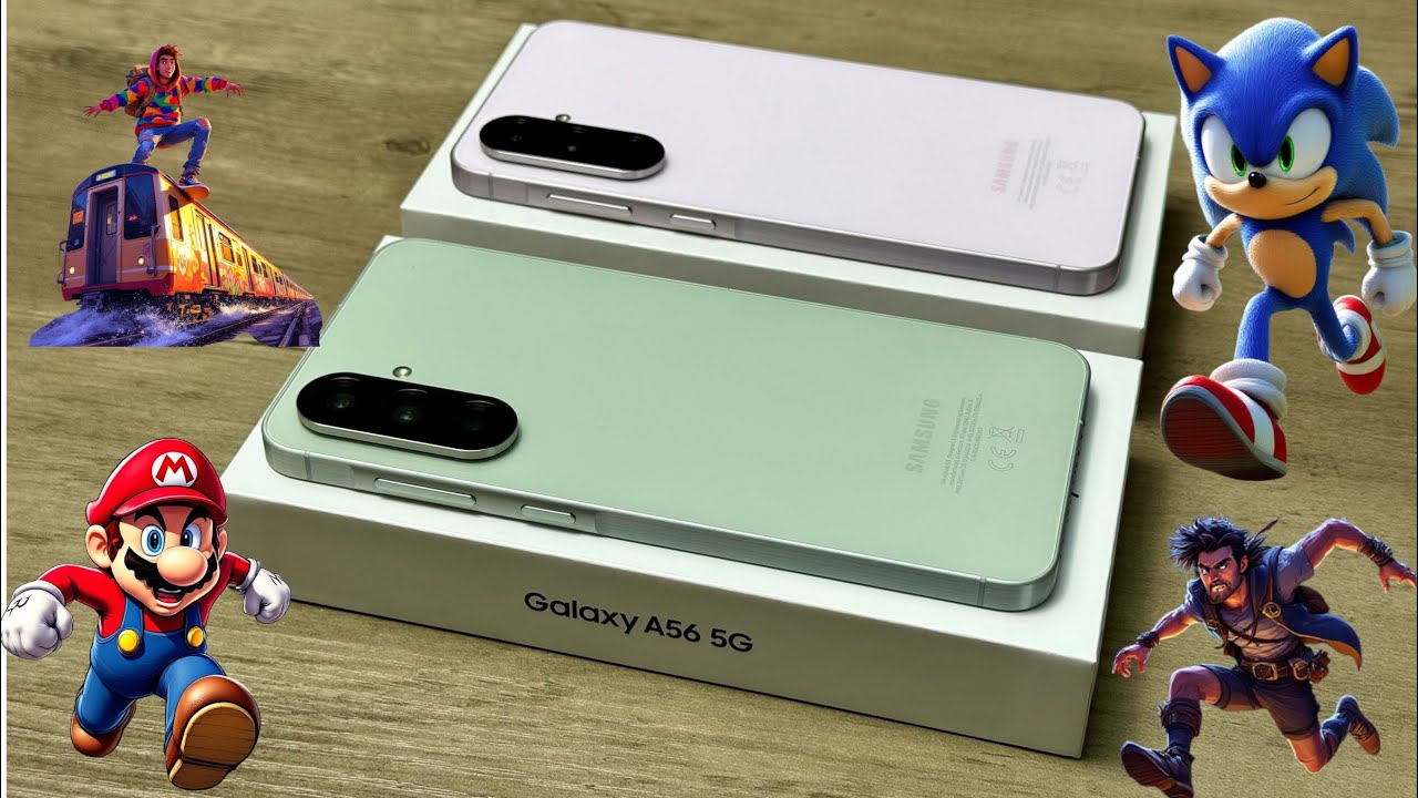 Samsung Galaxy A56 5G AI Unboxing ASMR + Classic Gaming! What’s