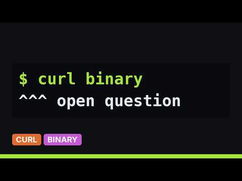 Unix & Linux: Passing binary data to curl without using a @file (3 Solutions!!)