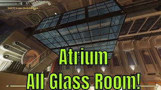 Fallout 76 Atrium All Glass Room How to Build