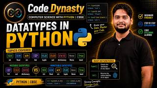 Datatypes in python | Mutable vs Immutable Datatypes | Python tutorial for beginners