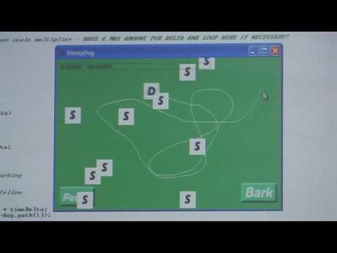 iPhone Game Dev - Day 1 - "Sheep Dog" game