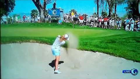 Paula Creamer Cold Shank from Bunker