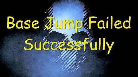Ghost Recon Breakpoint : Base Jump  Failed Successfully