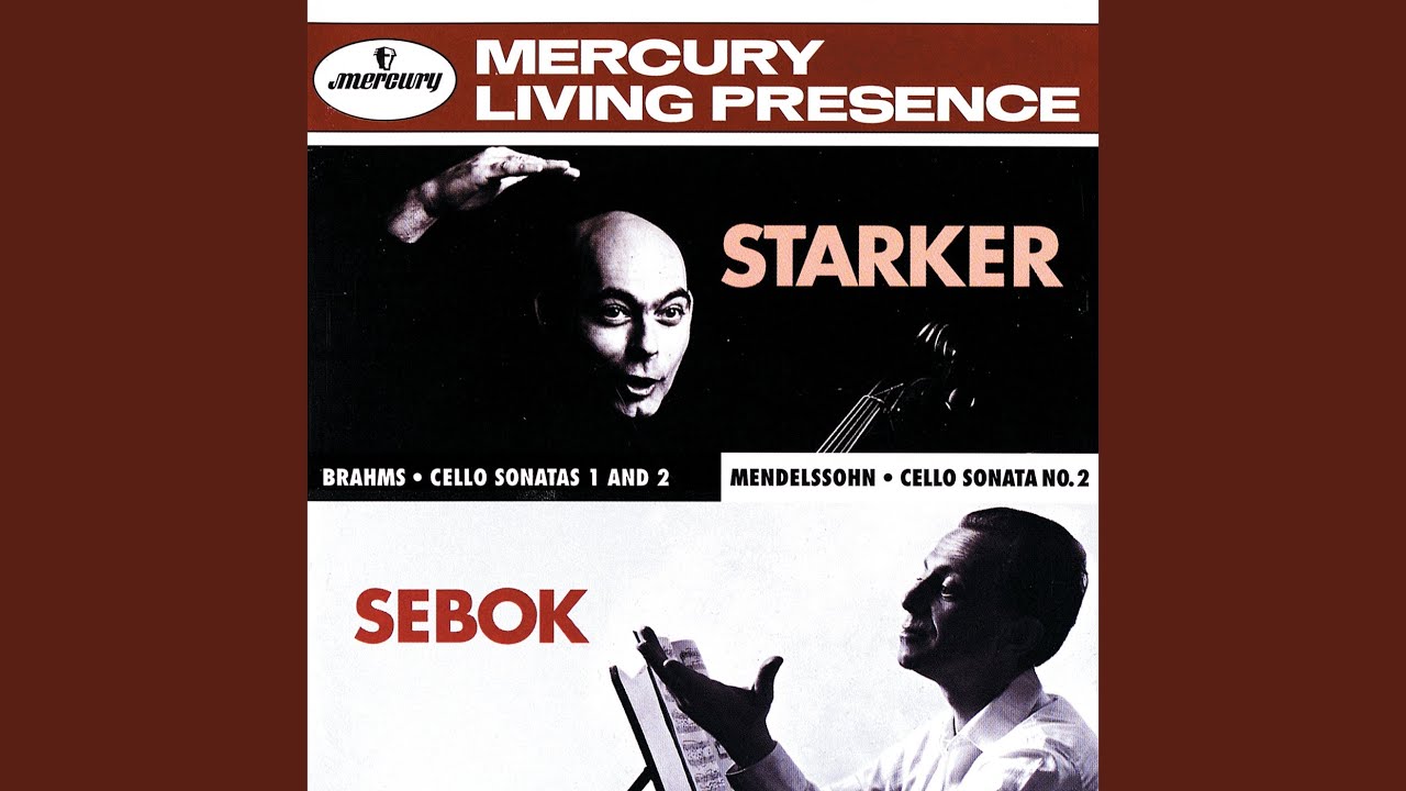 Mira Brahms: Cello Sonata No. 2 in F Major, Op. 99: I. Allegro vivace en YouTube