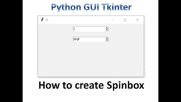 Spinbox in tkinter | Python Tkinter GUI Tutorial part20
