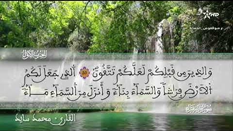 الحزب 1: القارئ محمد سايد