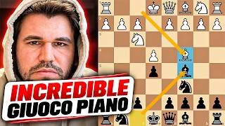 Magnus Carlsen Plays an INCREDIBLE Giuoco Piano Game! screenshot 2