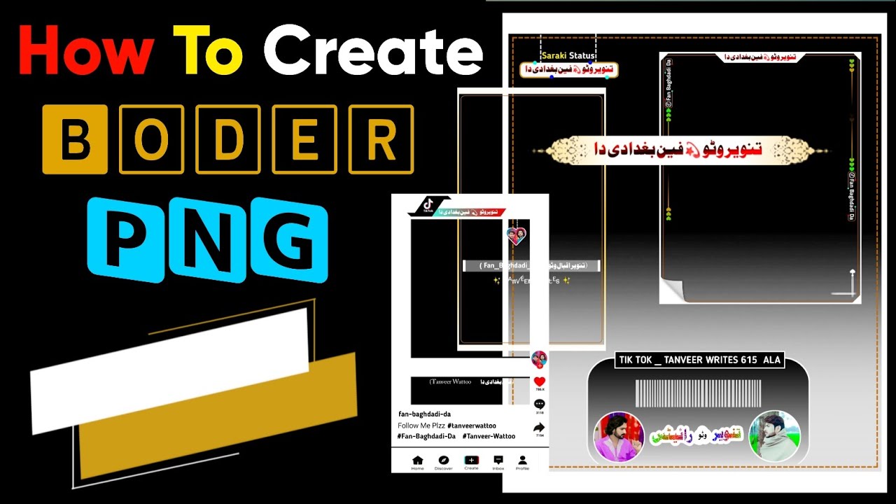 How to Create Border PNG in PixelLab / PixelLab Editing / Border png ...