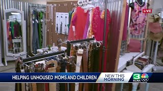 Roseville thrift store's colorful springtime display to help unhoused moms and children