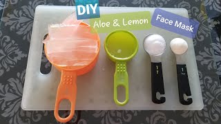 105 | DIY: Aloe Vera and Lemon Face Mask | July 2020