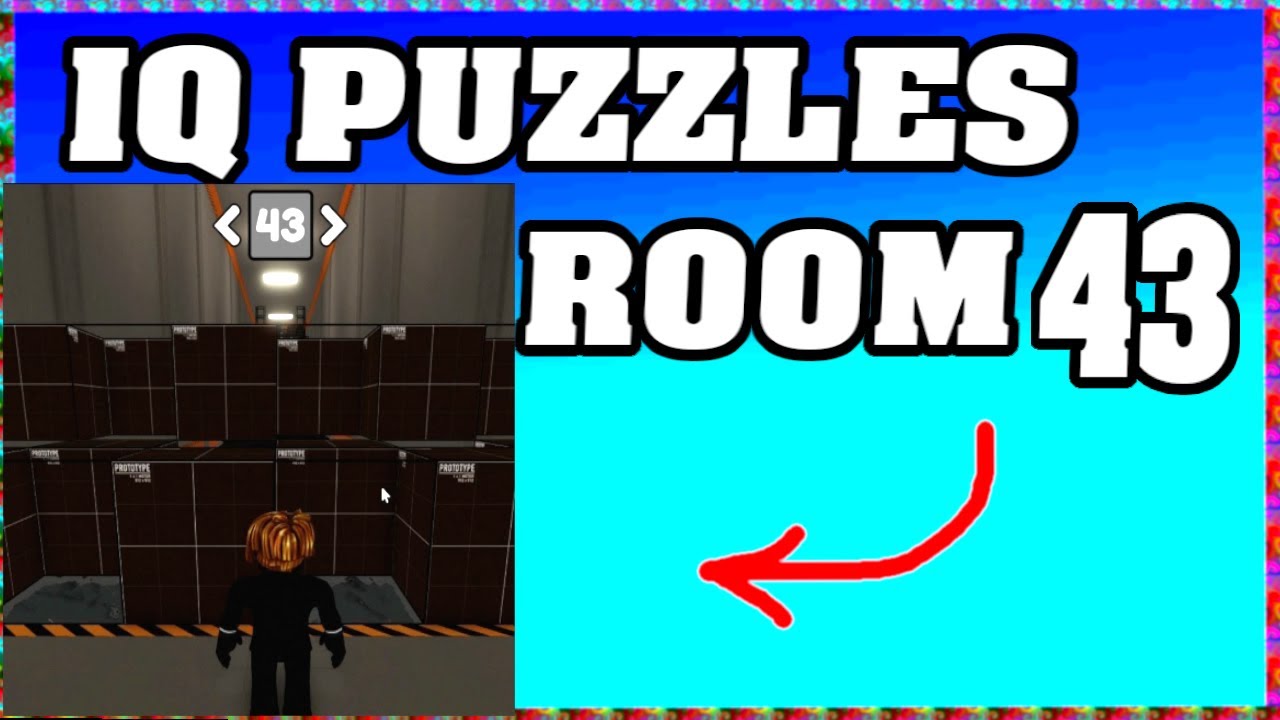ROOM 43 IQ PUZZLES Roblox Walkthrough [Full Guide English] - YouTube