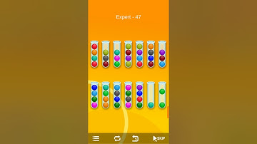 Ball Sort-Bubble Sort Puzzle Expert  Level 47