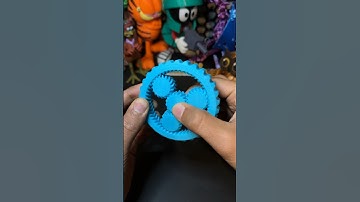 3D Printed Print in Place Planetary Gear Spinner. #3dprinting #fidgettoy #spinner