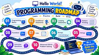 How to Learn Programming from Basic | Java Python Roadmap| Helloworld #java #python #problemsolving