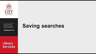 ProQuest - How to save results and search strategies