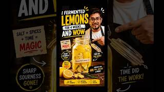 Homemade Fermented Lemons Recipe 🍋 | Easy Preserved #recipe #lemon #diy #shorts #yt #trending #food