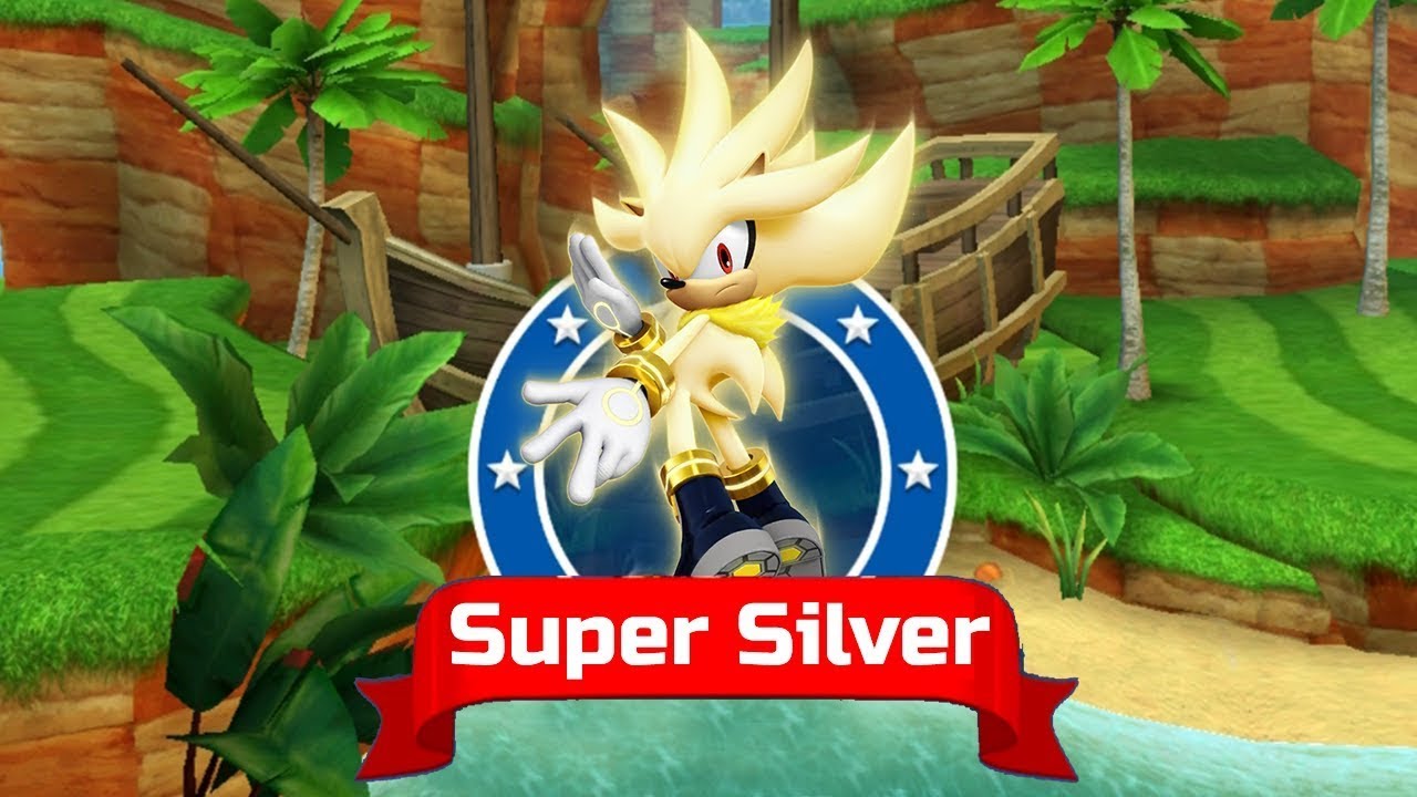 SONIC DASH NEW CHARACTER SUPER SILVER Unlocked & Fully Upgraded  NEW Update Android Gameplay