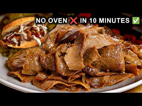    10   بدون داش در ۱۰ دقیقه گوشت دونر معروف