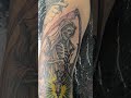 SANTA MUERTE TATTOO (Elbow Shot!) #santamuerte #tattoo #elbow #shorts #darktattoo #explorepage #fyp