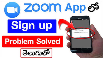 How to Fix Zoom Sign up Problem in Telugu | You are Not Eligible to Sign Up for Zoom At this Time