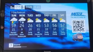The Weather Channel - Local On The 8s Elgin, IL 9:18AM CDT/9:49AM CDT March 14th, 2026.