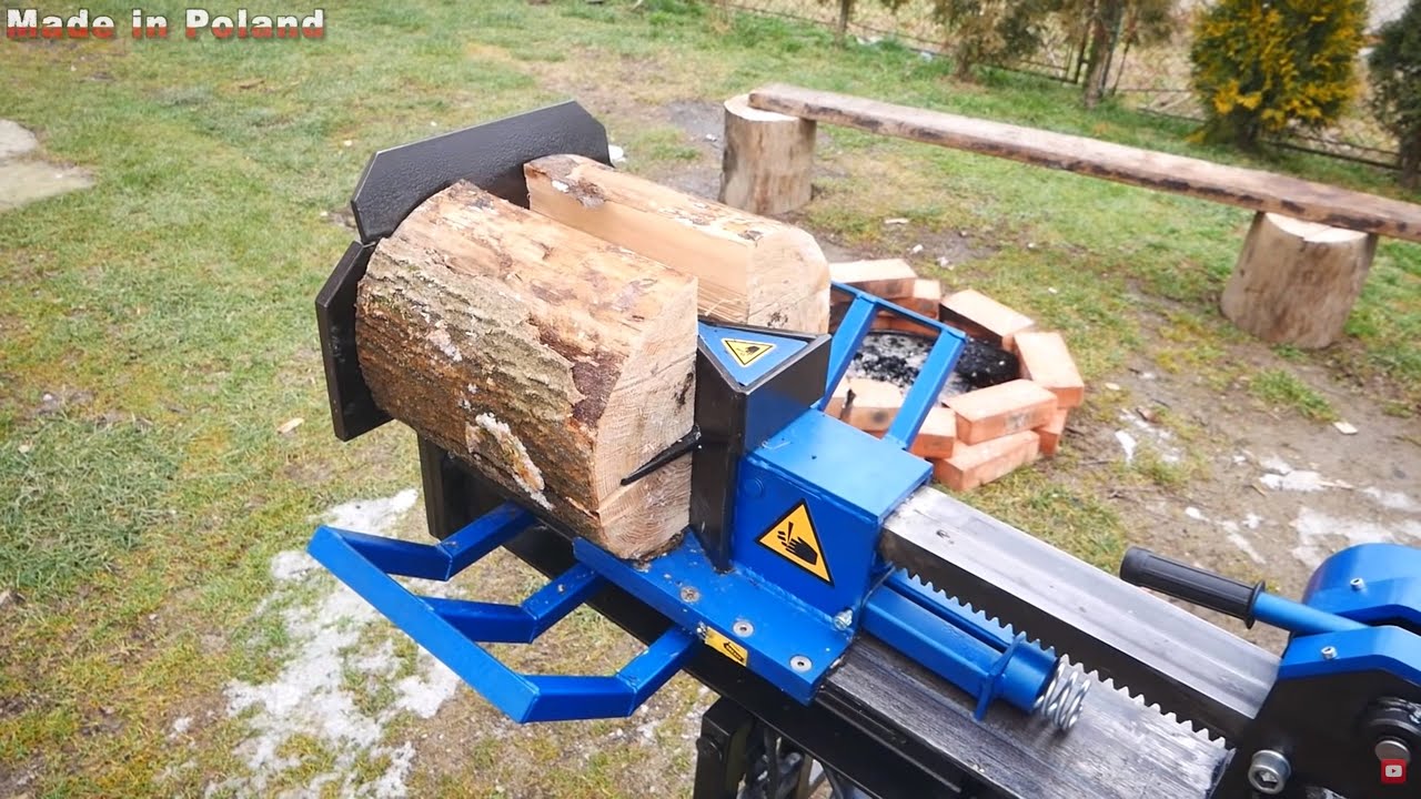 Mechanical Wood Splitter - TEST and explanation 