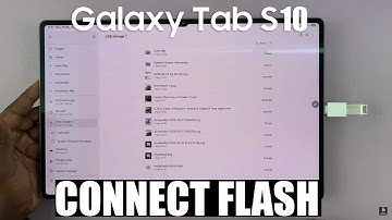 How To Connect USB Flash Drive To Samsung Galaxy Tab S10 / S10 Ultra