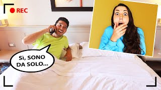 Spio Il Mio Ragazzo Con Le Telecamere Nascoste Mentre  Da Solo In Quarantena In Hotel E Scopro