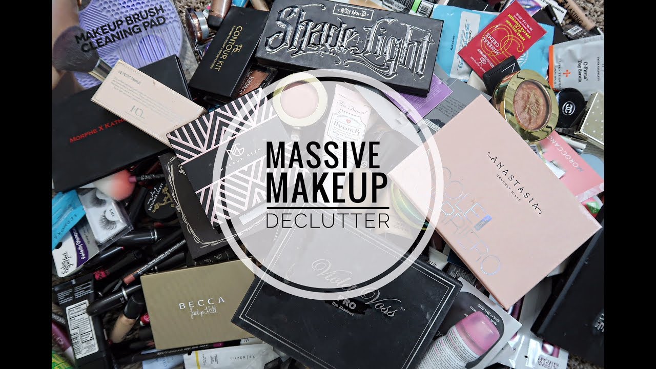 MASSIVE MAKEUP DECLUTTER (BRUTAL)