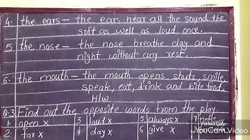 Class-3rd std,Subject --- English,Topic -- 22.A Team  of Workers,Date-8/01,qes/ans