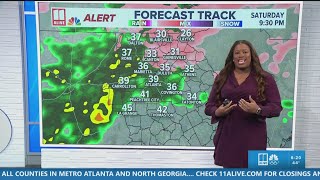 Winter storm update | Tracking winter weather entering north Georgia