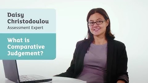 What is Comparative Judgement?