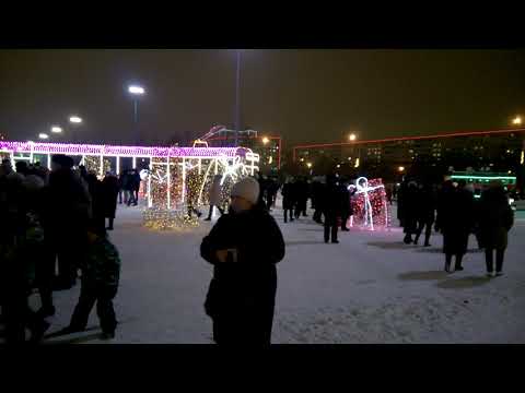 Нбережные Челны.2019.Площадь Азатлык(Свободы).Новогодний