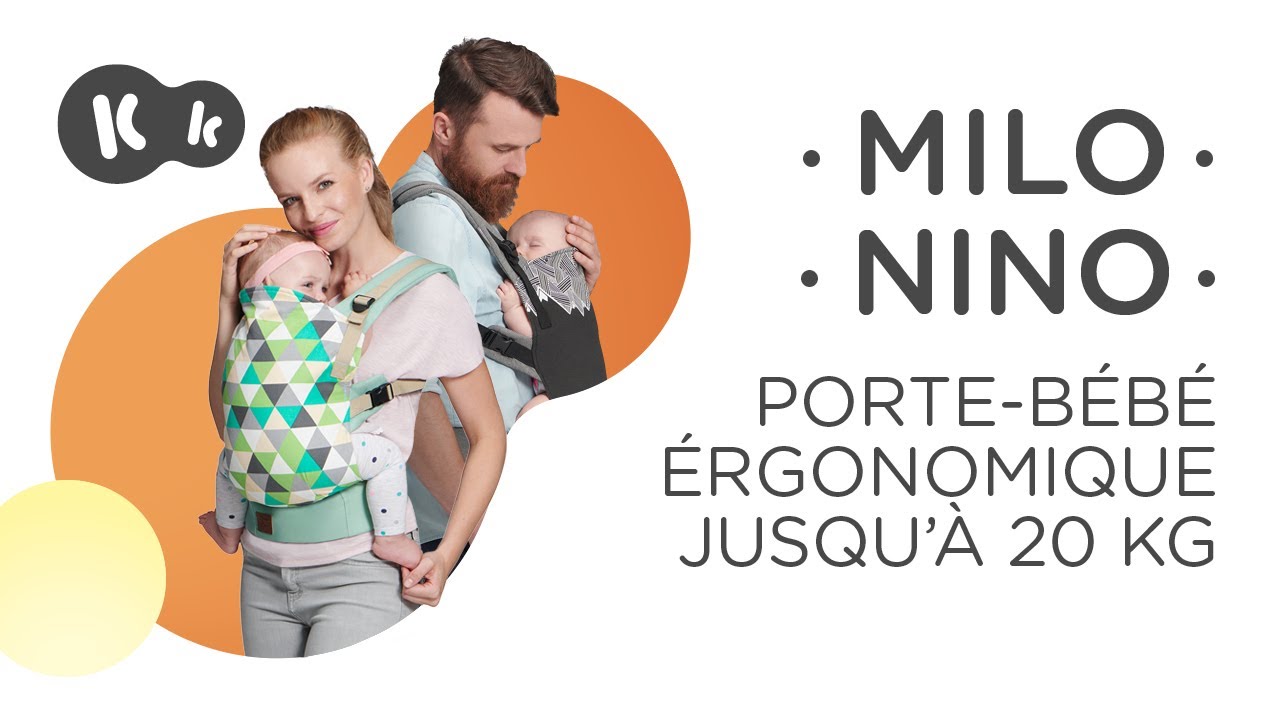 Porte-bébé ergonomique MILO/NINO Kinderkraft do 20 kg 