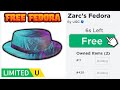 How to get My FREE UGC LIMITED Zarc&#39;s Fedora in Roblox! (All Steps)