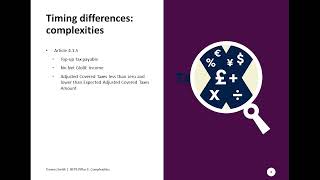 Famous BEPS Pillar Two GloBE Rules - Timing differences and re-fundable tax credits Wealth