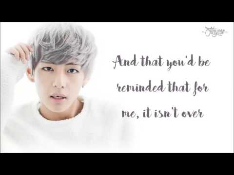 BTS [방탄소년단] V - Someone Like You (ENG Cover Lyric Video)