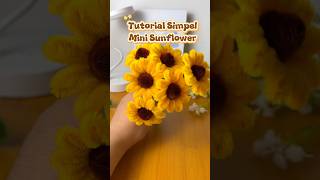 Pipe cleaner mini sun flower tutorial🌻🌻🌻