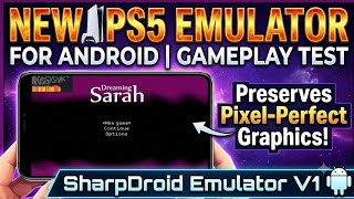 New PS5 EMULATOR FOR ANDROID Gameplay Test | SharpDroid Emulator V1