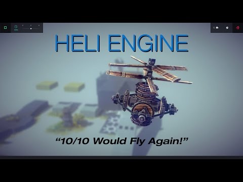 How to Make a Helicopter (Tutorial) | Besiege