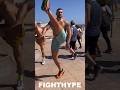 Usyk NEW Tyson Fury KICK IN THE FACE Training; LEVELS UP Conditioning with ROCKETTES Eye High Kicks